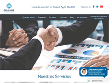 Tablet Screenshot of cellvoz.com
